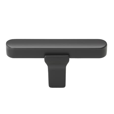 Gliderite Hardware 2-1/4 in. Center to Center Solid Flat T Knob Matte Black, 25PK 4842-T-MB-25